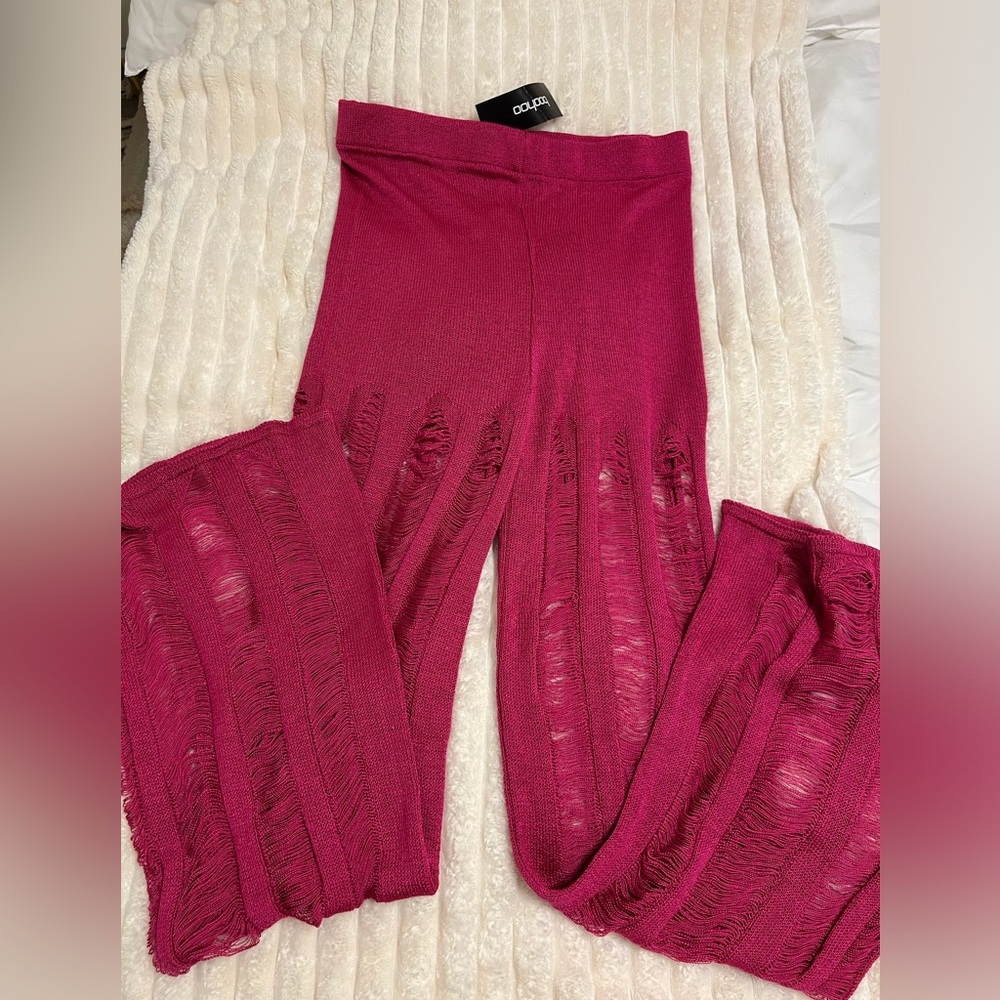 Boohoo swim coverup pants